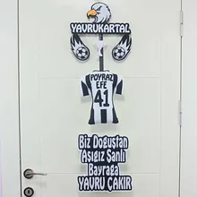 Poyraz Efe isimli YavruKartal Kapı Süsü