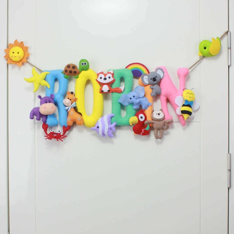 Robin isimli Hastane Bebek Kapı Süsü