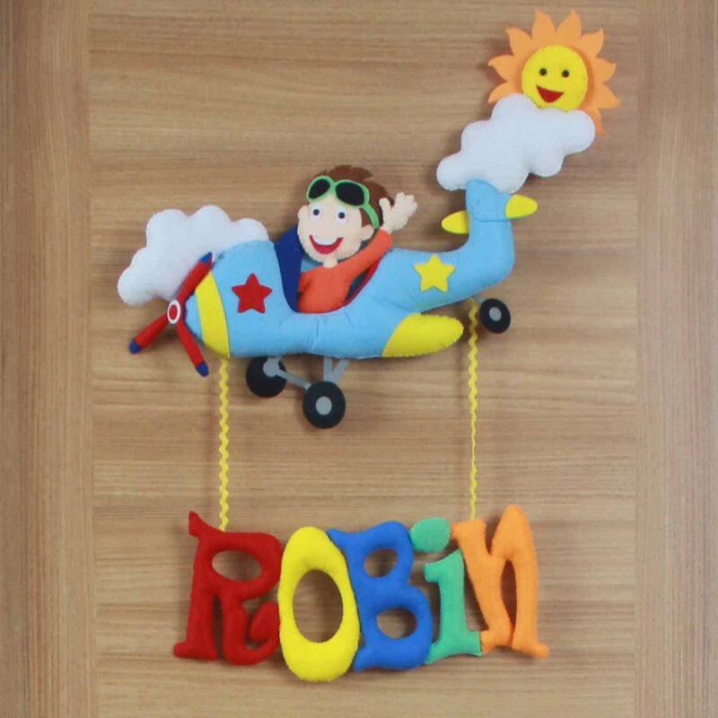 Robin isimli Pilot Bebek Kapı Süsü