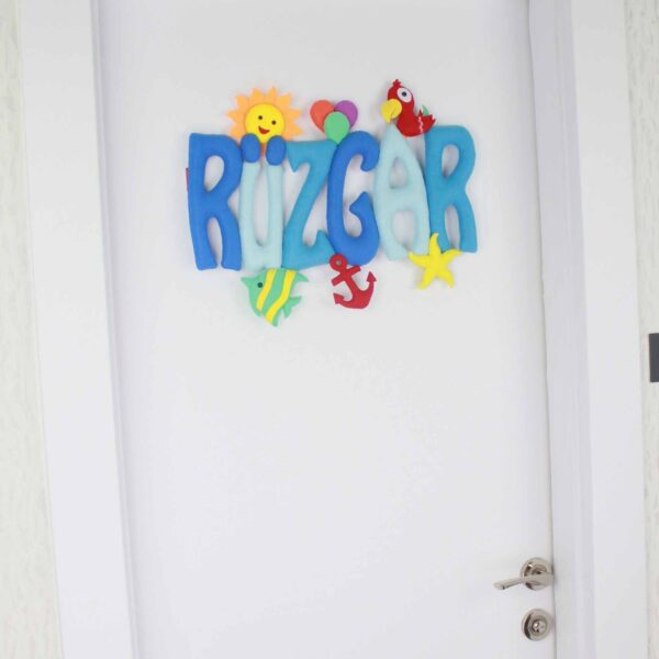 Rüzgar isimli Hastane Bebek Kapı Süsü