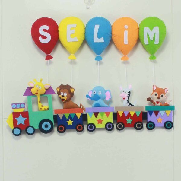 Selim isimli Tren Bebek Kapı Süsü