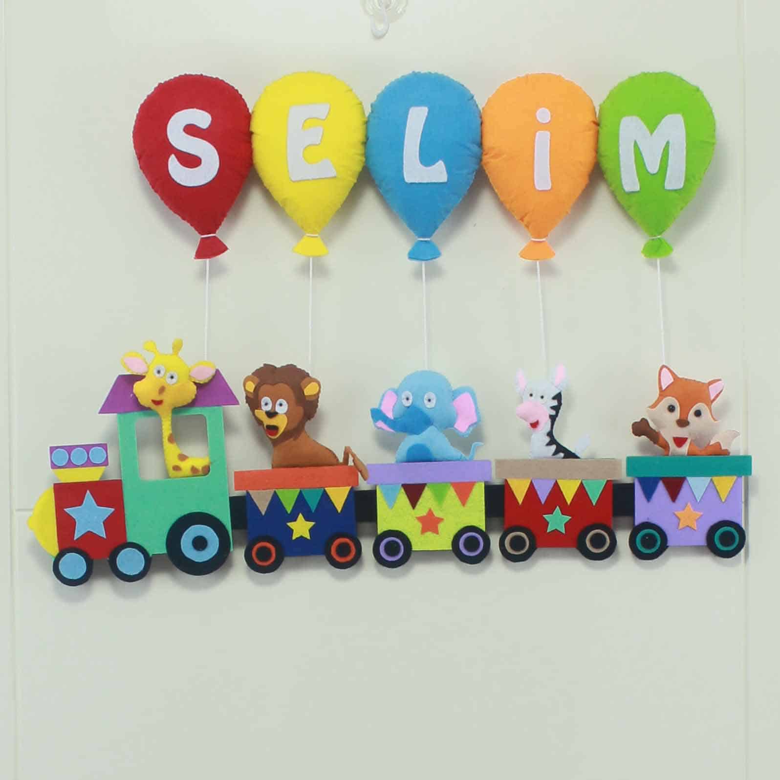 Selim isimli Tren Bebek Kapı Süsü