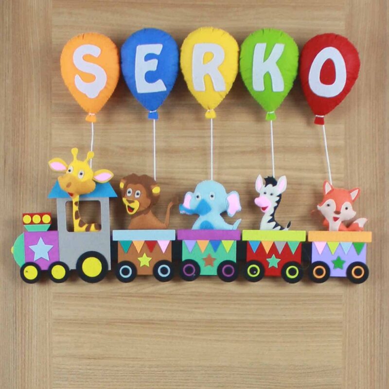 Şerko isimli Tren Bebek Kapı Süsü