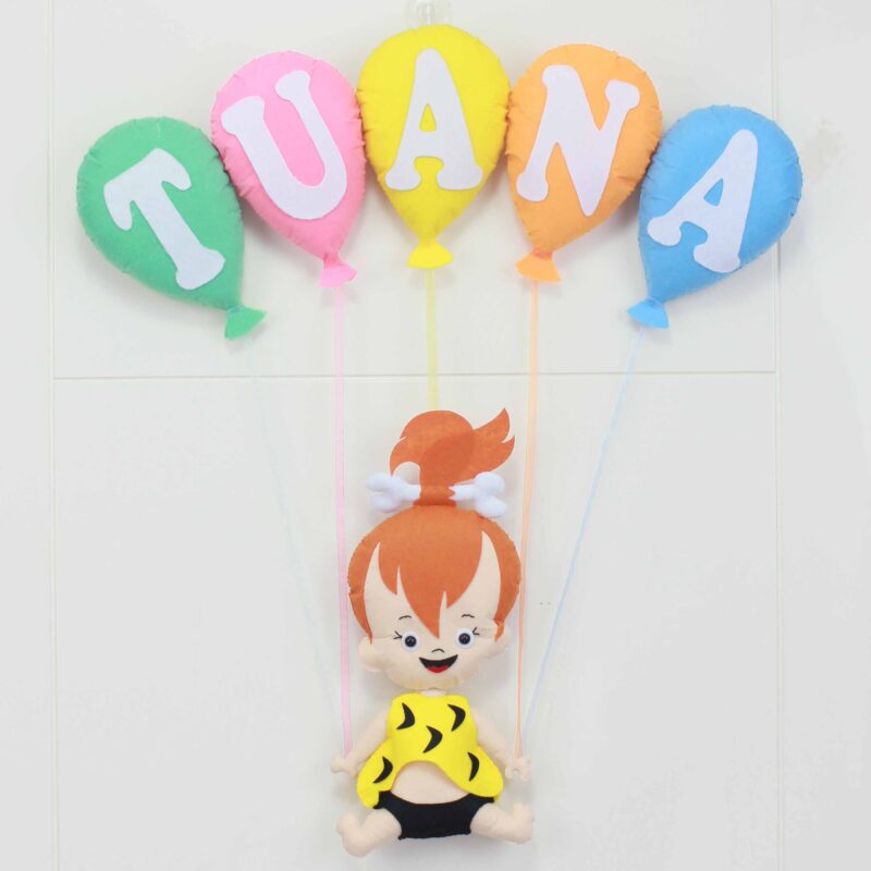 Tuana isimli Çakıl Bebek Kapı Süsü