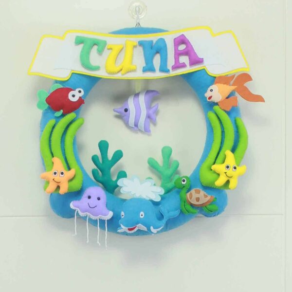 Tuna isimli Okyanus Bebek Kapı Süsü
