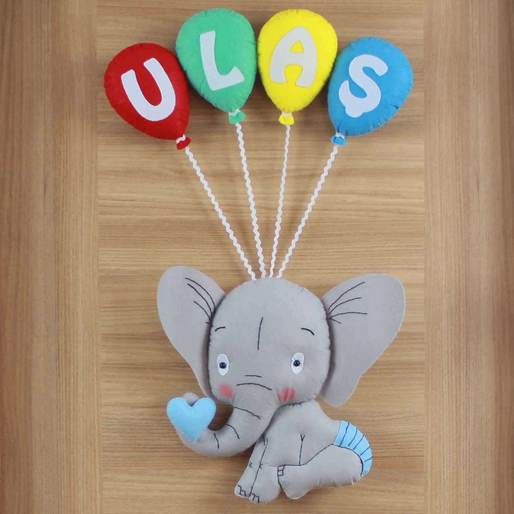 Ulaş isimli Filli Bebek Kapı Süsü