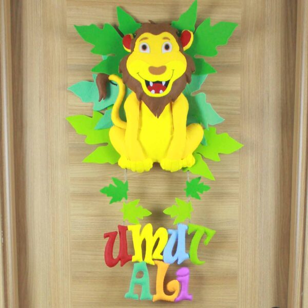 Umut Ali isimli Aslan Hastane Bebek Kapı Süsü