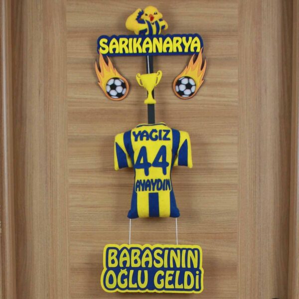 Yağız isimli SarıKanarya Kapı Süsü