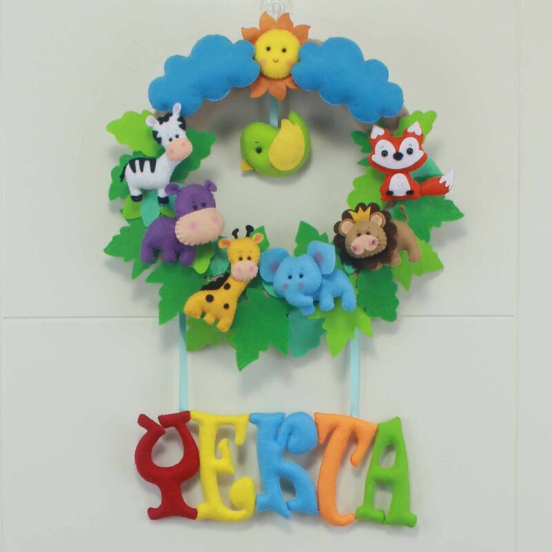 Yekta isimli Safari Bebek Kapı Süsü