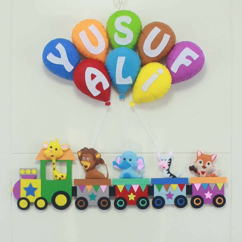 Yusuf Ali isimli Tren Bebek Kapı Süsü