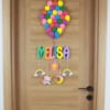 Melisa isimli Balonlar Unicorn Bebek Kapı Süsü