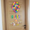 Melisa isimli Balonlar Unicorn Bebek Kapı Süsü