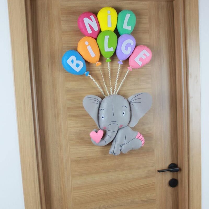 Nil Bilge isimli Filli Bebek Kapı Süsü