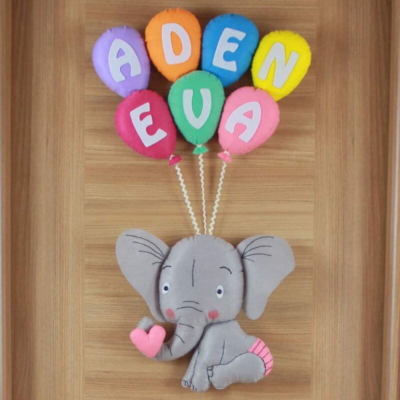 Aden Eva isimli Filli Bebek Kapı Süsü