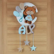 Alp isimli Aydede Ayıcık Bebek Kapı Süsü