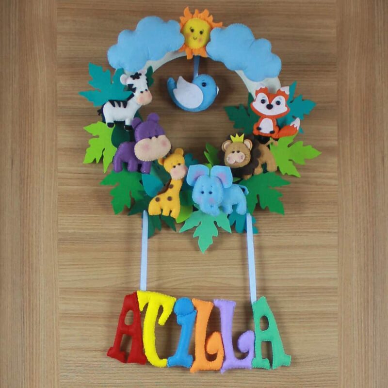 Atilla isimli Safari Bebek Kapı Süsü