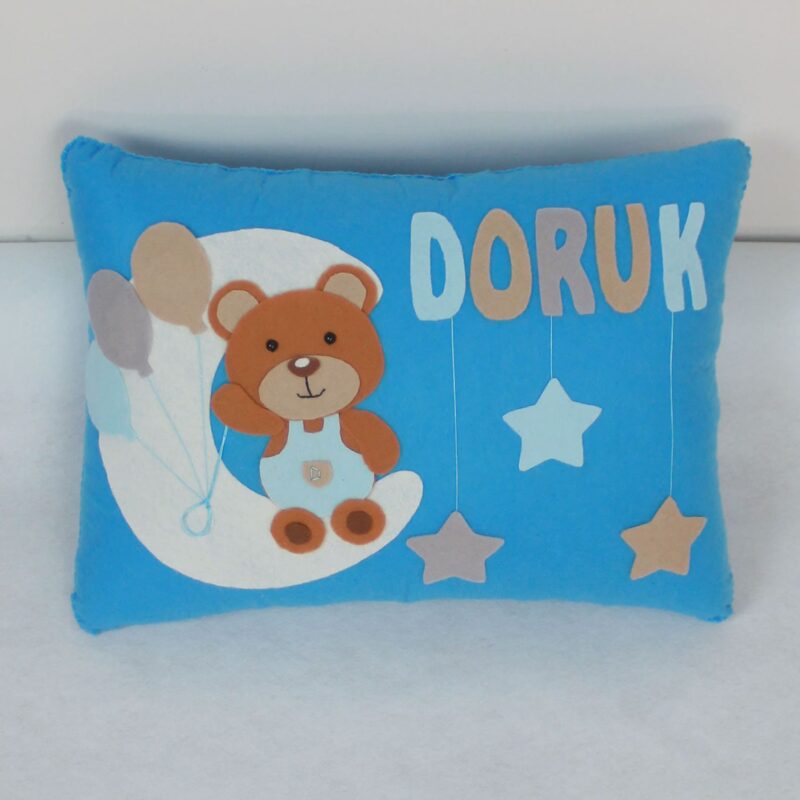 Aydede Ayıcık Bebek Takı ve Süs Yastığı