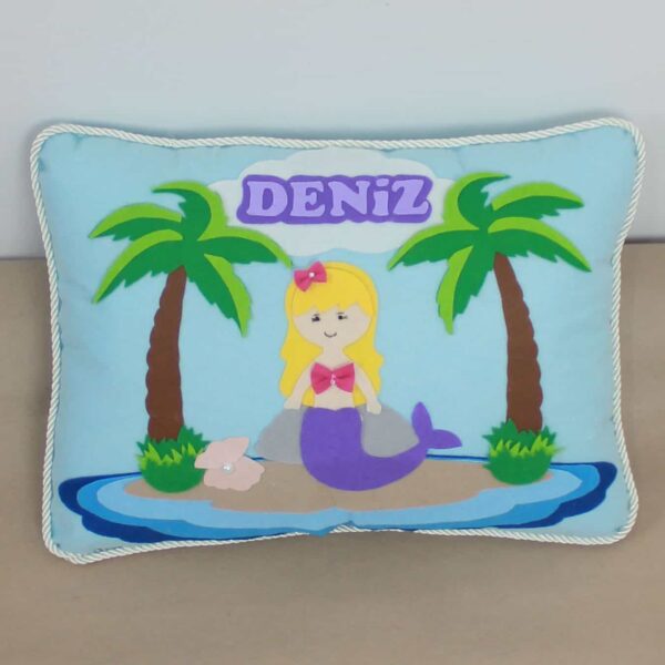Deniz Kızı Bebek Takı ve Süs Yastığı