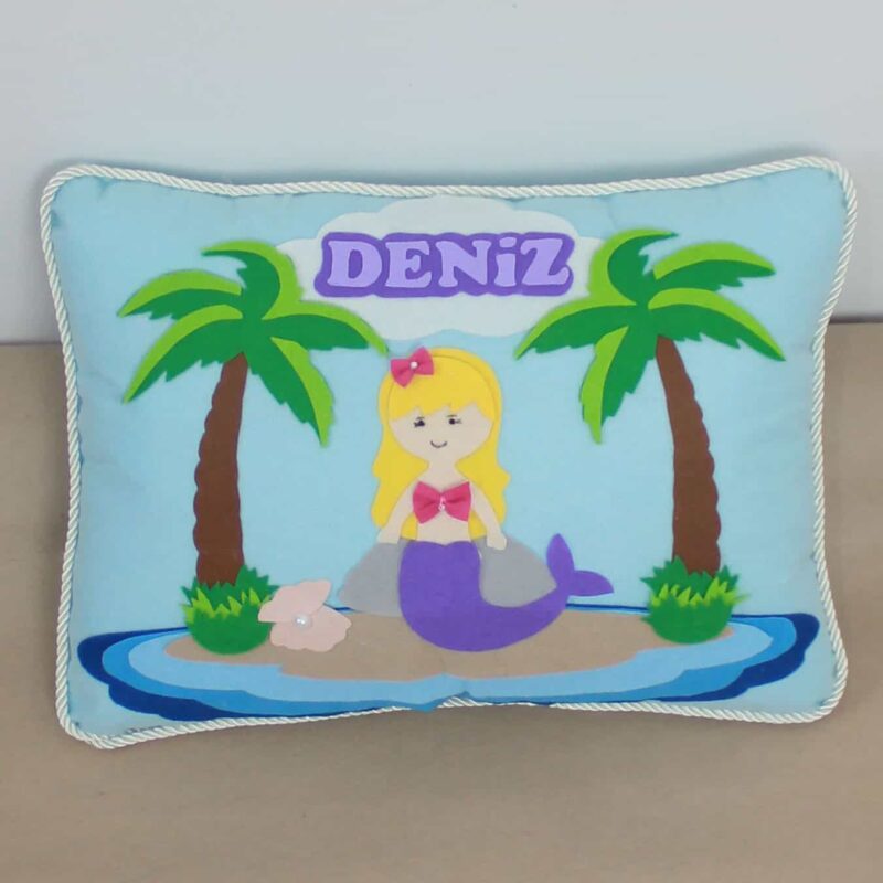 Deniz Kızı Bebek Takı ve Süs Yastığı