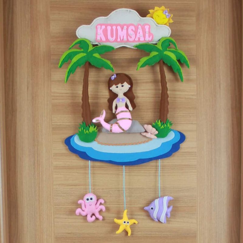 Kumsal isimli Deniz Kızı Hastane Kapı Süsü