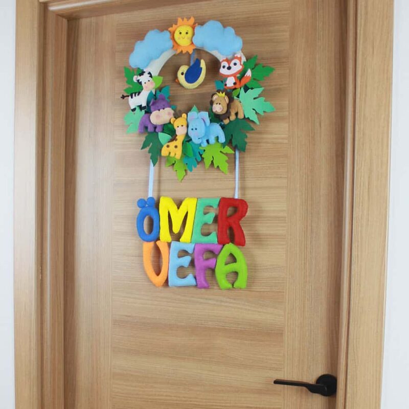Ömer Vefa isimli Safari Bebek Kapı Süsü