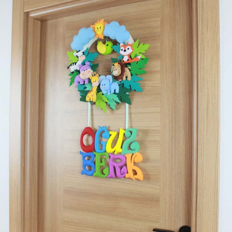 Oğuz Berk isimli Safari Bebek Kapı Süsü