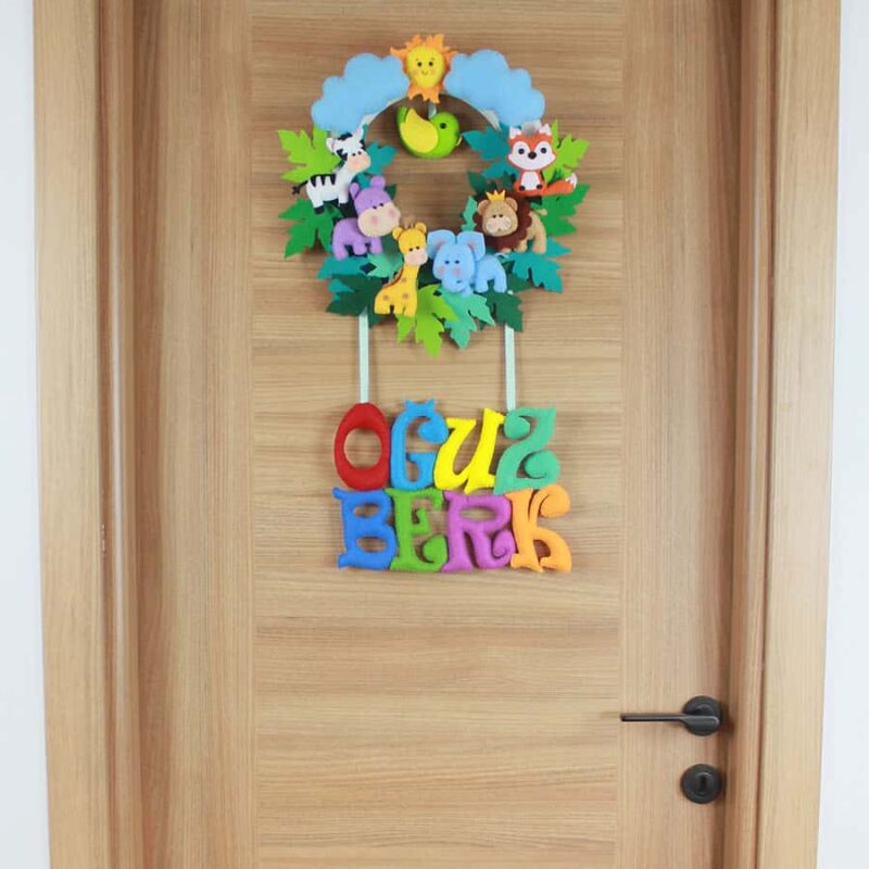 Oğuz Berk isimli Safari Bebek Kapı Süsü