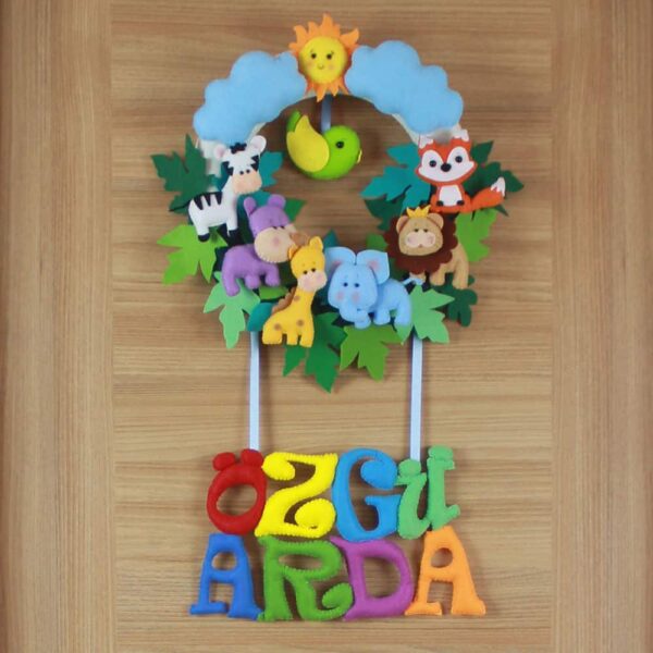 Özgü Arda isimli Safari Bebek Kapı Süsü
