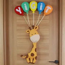 Yiğit İsimli Zürafa Bebek ve Hastane Odası Kapı Süsü