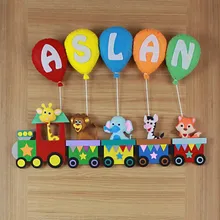 Aslan isimli Tren Bebek ve Hastane Odası Kapı Süsü