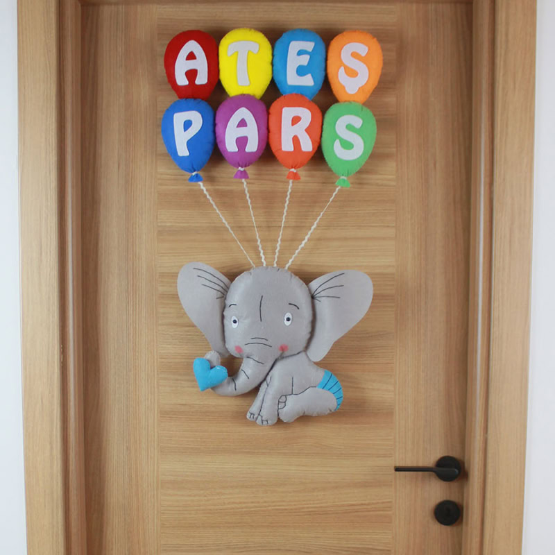 Ateş Pars isimli Filli Bebek Kapı Süsü