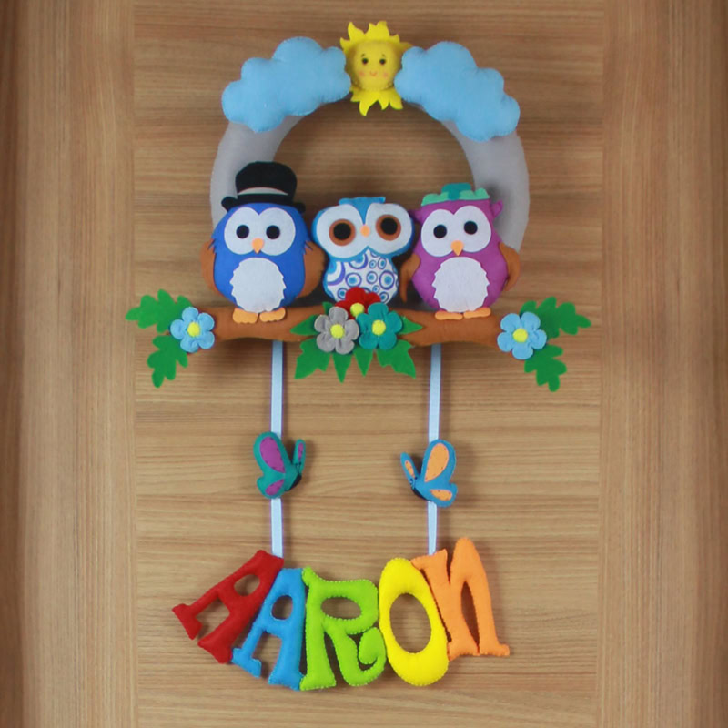 Aaron isimli Baykuş Kapı Süsü