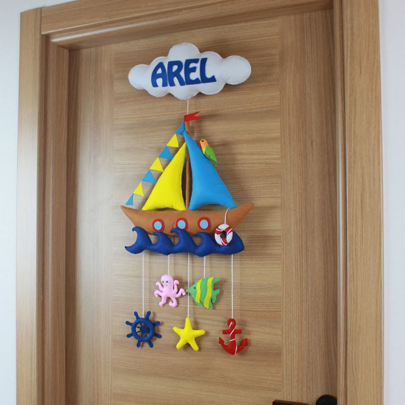 Arel isimli Denizci Bebek Kapı Süsü