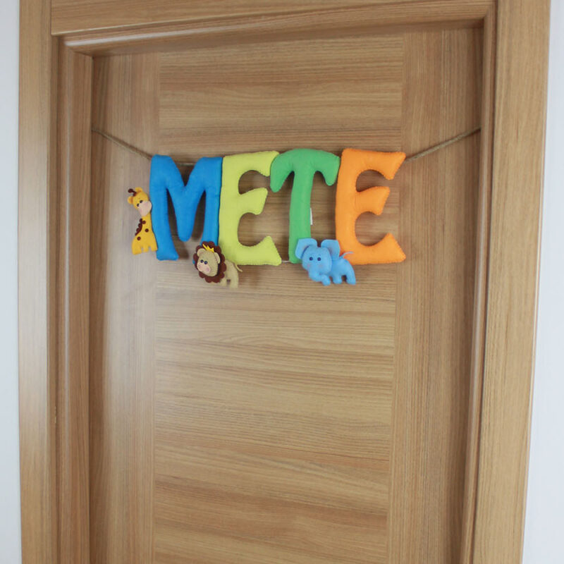 Hastane kapısı bebek süsü montaj ve asma şekli