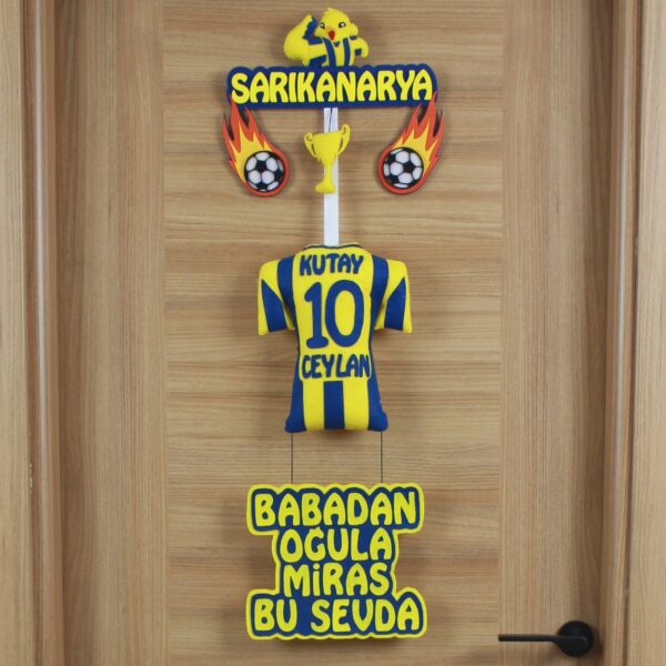 Kutay isimli SarıKanarya Kapı Süsü
